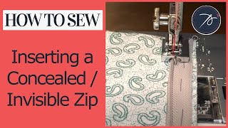 How to Insert a Concealed or Invisible Zip [upl. by Chloe]