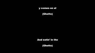 Akon  Ghetto ft Biggie 2pac Remix Lyrics Español  Ingles [upl. by Morse]