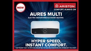 Ariston Aures Multi Instant Water Heater [upl. by Zelten]