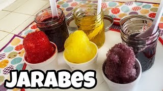 CÓMO HACER JARABES PARA MINUTAS O RASPADOS 3 SABORES [upl. by Nalyorf]