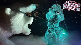 MAGICAL ICE KINGDOM FULL TOUR  Winter Wonderland Hyde Park [upl. by Germann]