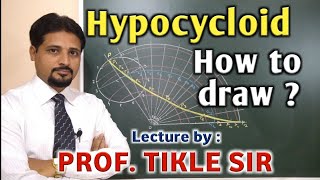 HOW TO DRAW HYPOCYCLOID IN ENGINEERING DRAWING AND GRAPHICS PART1 TIKLESACADEMYOFMATHS [upl. by Nossyla]