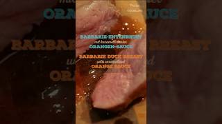 Zarte Barbarie Entenbrust mit karamellisierter Orangen Sauce shorts  duck caramelized orange sauce [upl. by Jeraldine]