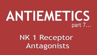 Antiemetics Part 7 Pharmacology of NK 1 Receptor Antagonists  Dr Shikha Parmar [upl. by Goode]