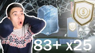 I Opened my 83 x25 Pack in FIFA 22 [upl. by Arved]