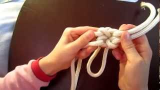 How to tie the Fiador Knot for a Rope Halter [upl. by Annauj]