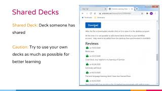 How to Add SHARED DECKS in ANKI [upl. by Kcajyllib]