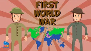 FIRST WORLD WAR  Educational Video for Kids [upl. by Ahsener996]