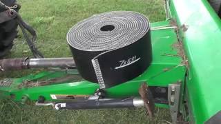 Easy John Deere Round Baler Belt ChangeReplacement method also GeilVermeerNew HollandKuhn [upl. by Cherianne]