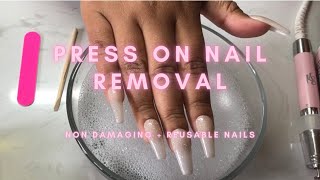 How To Remove Your Reusable Press On Nails Without Damage [upl. by Nathalie]