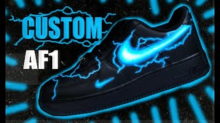 CUSTOM Air Force 1   Jordan Vincent [upl. by Ginder]