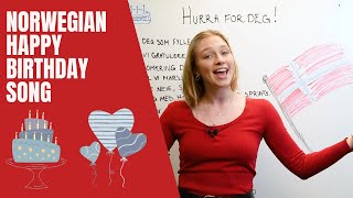 Norwegian happy birthday song  Hurra for deg [upl. by Roshelle]