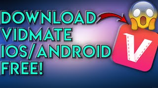 How To Download Vidmate AndroidiOS 🔥 Vidmate APK Download FREE [upl. by Ailegna]