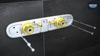 GROHE Rainshower SmartControl installation video [upl. by Liederman6]