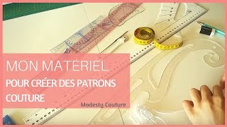 Mon matériel pour créer des patrons couture [upl. by Lillie]