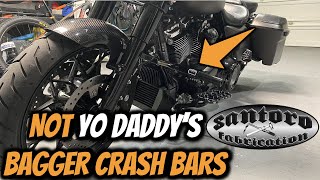 Santoro Fabworx NOT YO DADDY’S BAGGER CRASH BARS  Build Series  Part 13 [upl. by Jeffery]