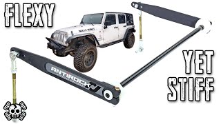 Jeep Wrangler Antirock Sway Bar Install [upl. by Hanauq]