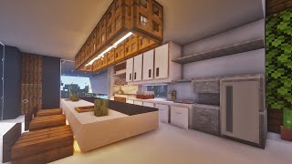 Minecraft  Modern Kitchen  Kitchen design [upl. by Melena671]