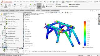 Beams in SolidWorks Simulation [upl. by Shornick]