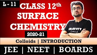 Surface Chemistry  Colloids  Introduction  L  11  Class 12  JEE  NEET  BOARDS [upl. by Retsel]