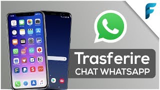 Trasferire Chat Whatsapp da iPhone ad Android o da Android ad iPhone  TUTORIAL [upl. by Aronaele]