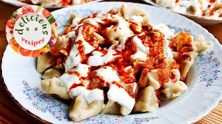 Traditional Manti Recipe Homemade  Turkish Ravioli [upl. by Eema]