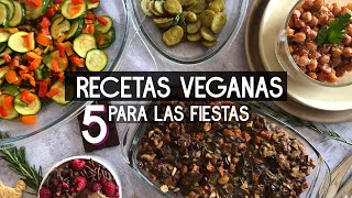 5 RECETAS VEGANAS PARA NAVIDAD [upl. by Apgar]