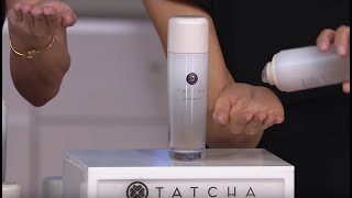 TATCHA The Essence Plumping Skin Softener on QVC [upl. by Eralcyram]