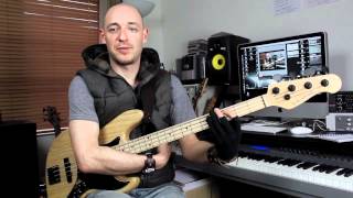 Right and Left Hand Positioning for Bass Guitar  Lesson with Scott Devine L59 [upl. by Jarrad]