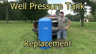 Well Pressure Tank Replacement [upl. by Drobman675]