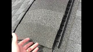 GAF ROOF RIDGE VENT What it looks like After 4 Years [upl. by Eirak]