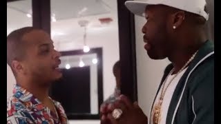 TI Confronts 50 Cent About Money He Owes [upl. by Mccormick666]