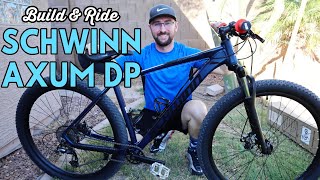 Schwinn Axum DP First Impressions  Unbox Build SHRED  Budget Hardtail [upl. by Ysnil921]