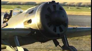 Polikarpov I16 display at Wanaka New Zealand 1998 [upl. by Ahsenrat]