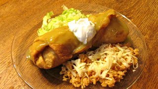 Deep Fried Beef Chimichanga  PoorMansGourmet [upl. by Anahsak677]