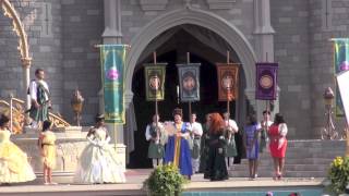 Merida Official Princess Coronation at the Magic Kingdom Walt Disney World HD 1080p [upl. by Metah]