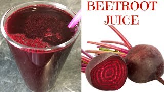 How to Make Beetroot Juice  Super Healthy Beet Juice [upl. by Ennasirk]