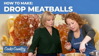 How to Make the Easiest Drop Meatballs [upl. by Boony]