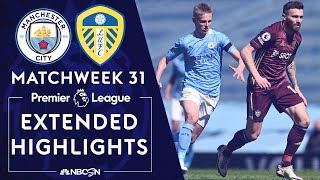 Manchester City v Leeds United  PREMIER LEAGUE HIGHLIGHTS  4102021  NBC Sports [upl. by Mariand]