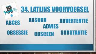 34 latijns voorvoegsel  uitleg spelling staal [upl. by Bacchus]