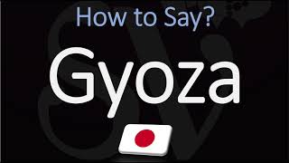 How to Pronounce Gyoza CORRECTLY [upl. by Petr]