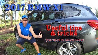 2017 BMW X1  8 Useful tips amp tricks you need to know [upl. by Tarrel]