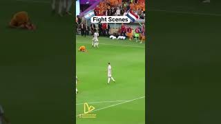 Argentina v Netherlands fight scenes [upl. by Fax]