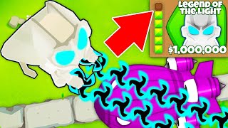 The LEGEND of the LIGHT  Tier 6 Super Monkey in BTD 6 [upl. by Franza935]