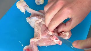 How to Debone a Chicken Leg [upl. by Witherspoon]