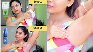 UNDERARMS WHITENING AT HOME  Rinkal Soni [upl. by Naasah196]