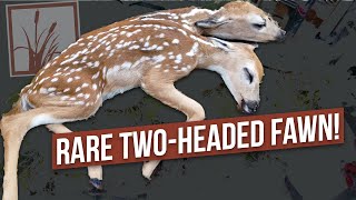 RARE TwoHeaded Fawn A Deer Taxidermy Challenge  Prairie Sportsman [upl. by Alvin]