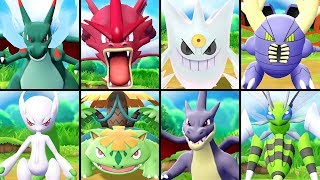 All SHINY Mega Evolutions in Pokémon Lets Go Pikachu amp Eevee [upl. by Yannodrahc]