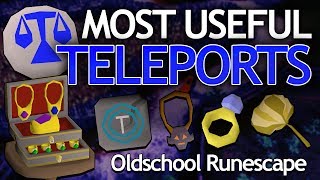 Most Useful Teleports in OSRS [upl. by Notniuqal]