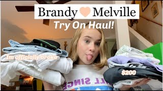 Brandy Melville Try On Haul [upl. by Sedinoel]